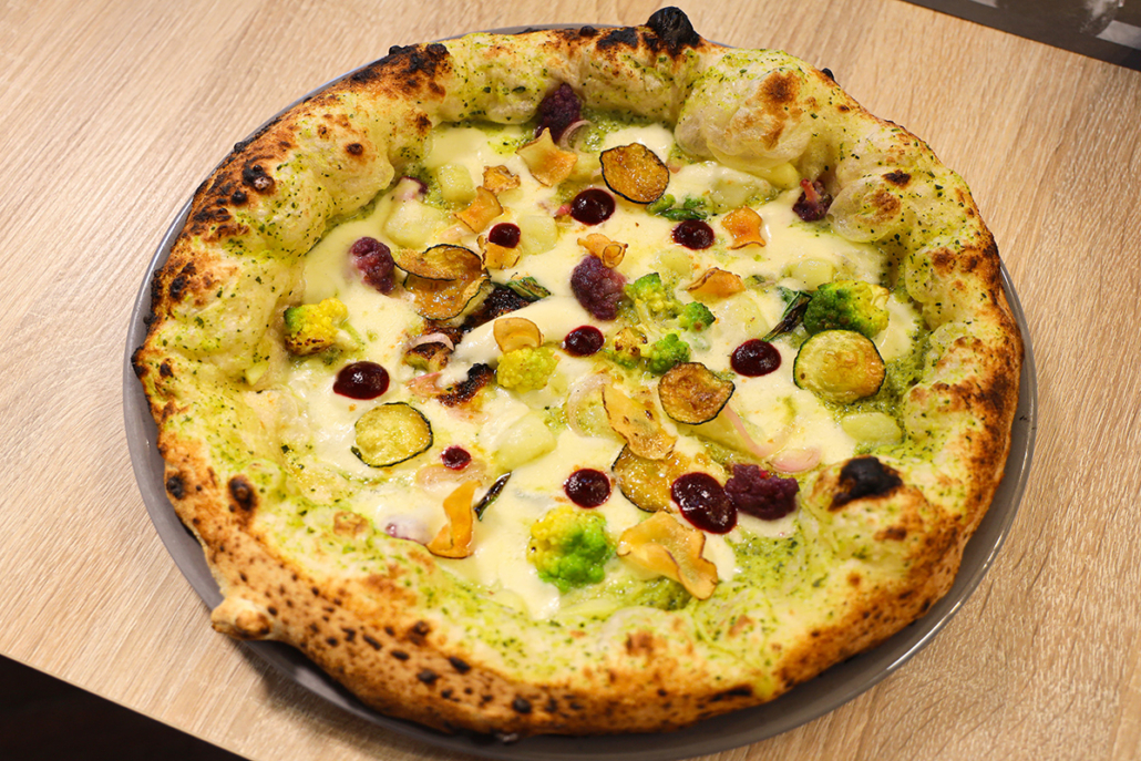 Giovanni Senese pizza "Orto sinergico"