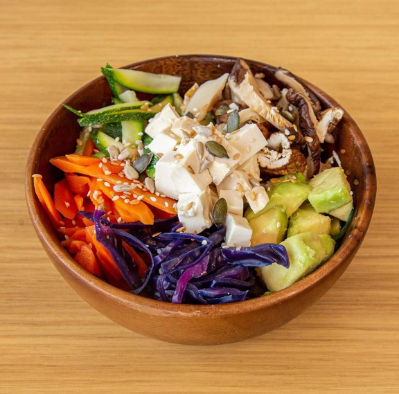 bowl poke vegana