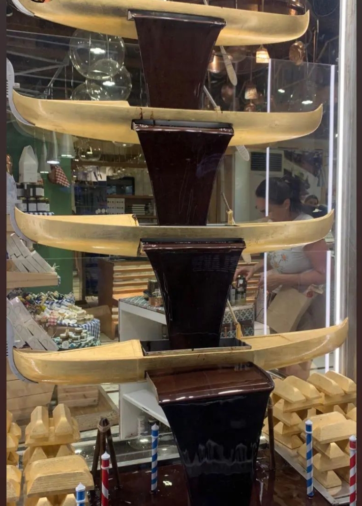Fontana di cioccolato a Venezia