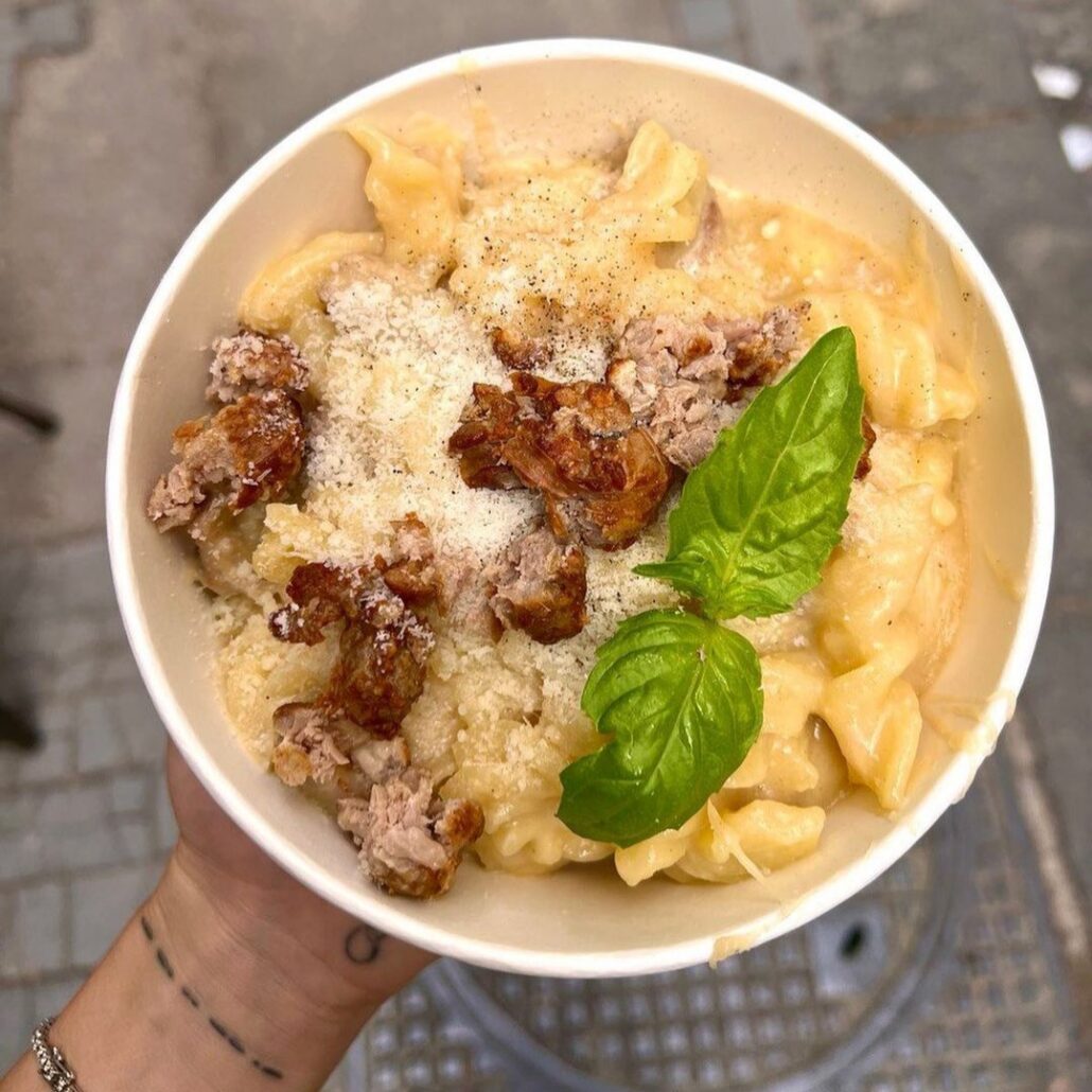 Pasta, patate e salsiccia