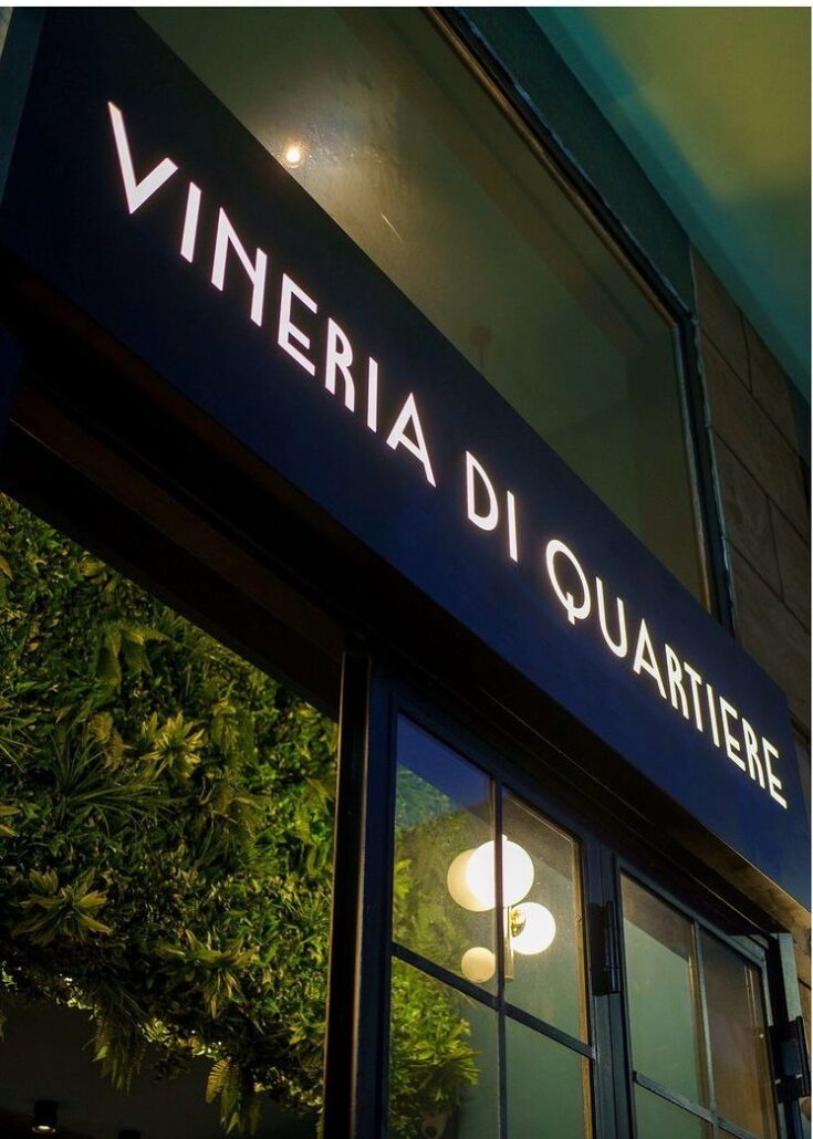 Vineria di Quartiere, uno sguardo al suo interno