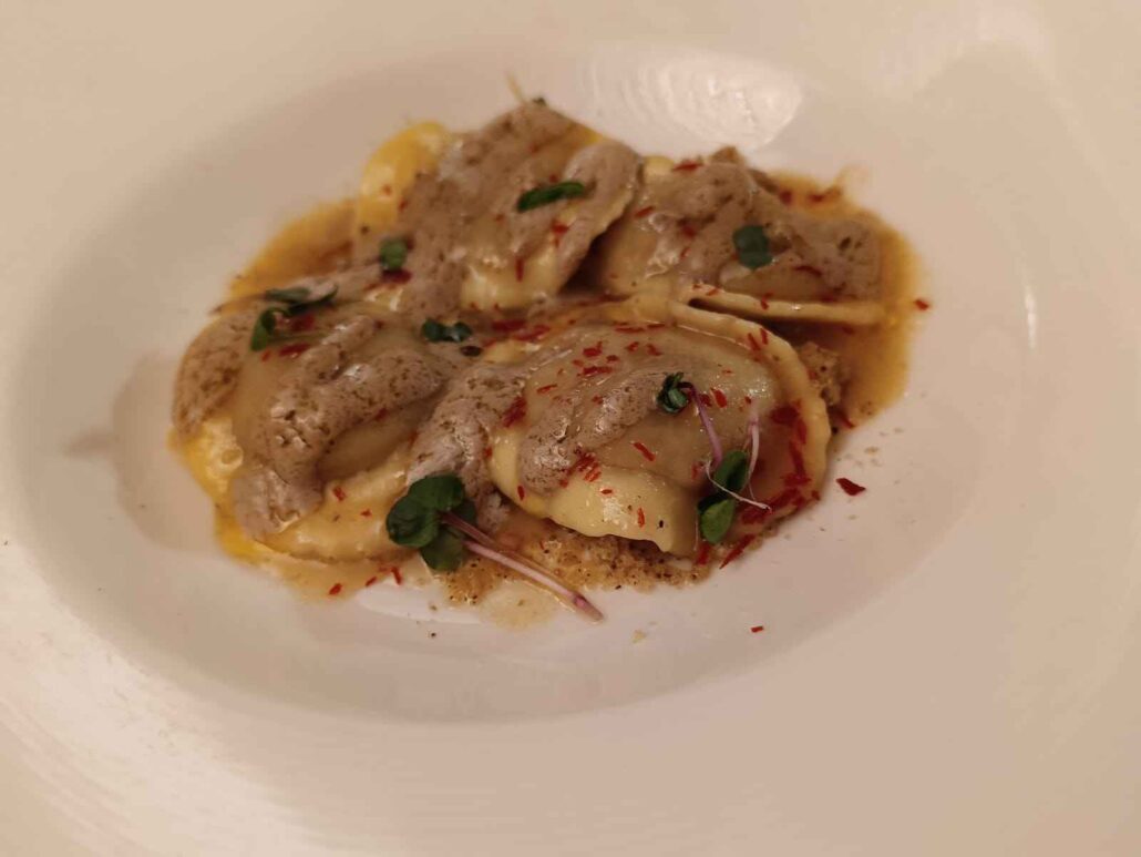 Crotto del Sergente, i ravioli 