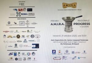 4ª edizione del Premio Nazionale A.M.I.R.A. Progress. La cerimonia di consegna dei riconoscimenti ai nuovi destinatari dell’anno 2025, si svolgerà venerdì, 31 ottobre 2025, alle ore 15:00 presso Centro Congressi Partenope,
