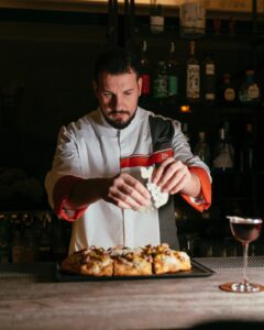 Gianni Barone e la sua pizza